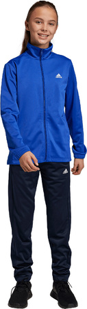 Dres dla dzieci adidas Essentials Big Logo Track Suit niebiesko-czarny HR6408