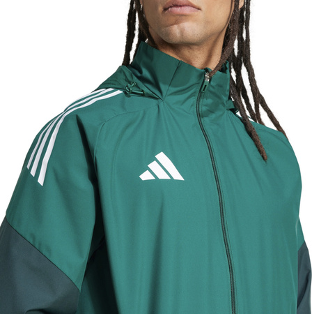 Kurtka męska adidas Tiro 25 Competition All-Weather zielona JI8936