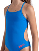 Dziecięcy Strój Kąpielowy Girl's Team Swimsuit Challenge Solid  blue river rozmiar 14-15