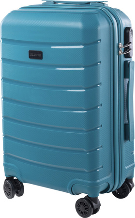 Walizka podróżna na kółkach twarda Iguana Paris 35 sea green 35 litrów