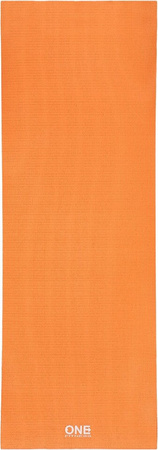 Mata do jogi yogi One Fitness YM02 pomarańczowa