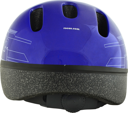 Kask rowerowy na rolki deskorolkę hulajnogę Roces Symbol Kid niebieski 301485 01