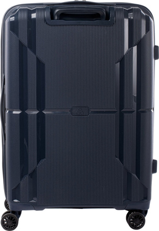 Walizka podróżna na kółkach twarda Iguana Sydney 60 navy 60 litrów