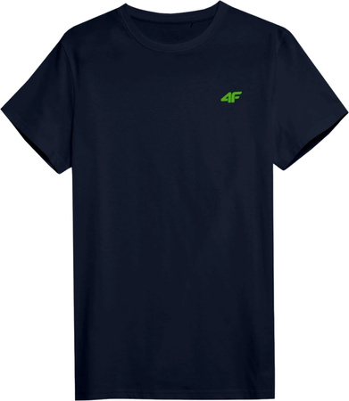 Koszulka męska 4F M1895 3pak granatowa, zielona, biała 4FWSS24TTSHM1895 90S