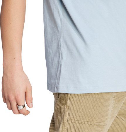 Koszulka męska adidas Essentials Single Jersey Linear Embroidered Logo Tee niebieska IJ8651