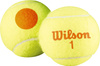 Piłki do tenisa ziemnego Wilson Starter Tour Orange 3 sztuki żółte WRT137300