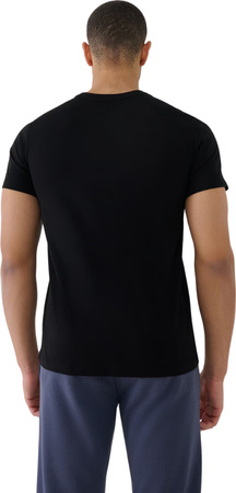 Koszulka męska 4F M2004 czarna 4FWSS25TTSHM2004 20S