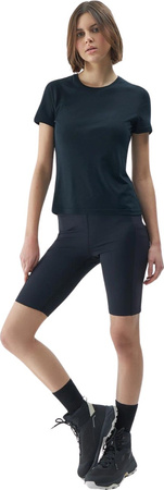 Spodenki damskie 4F F547 czarne 4FWSS24TFSHF547 21S