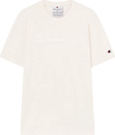 Koszulka męska Champion SS Tee kremowa 220273 WW056