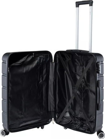 Walizka turystyczna twarda Martes Szumen 63L wymiary 66 x 43 x 26,5 cm