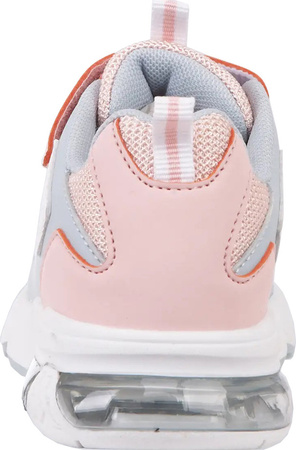 Buty sportowe szkolne miejskie dziecięce Kappa Yero różowo-szaro-białe 260891K 6527