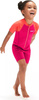 Dziecięcy strój kąpielowy Speedo LTS WSUT 1PC IF cherry pink/coral rozmiar 3