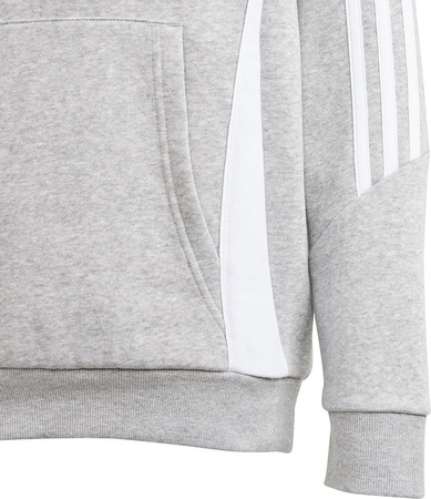 Bluza dla dzieci adidas Tiro 24 Hooded Sweat szara IR7505