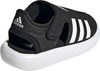 Sandały buty chodaki 3w1 dziecięce do wody adidas Closed-Toe Summer Water czarno-białe GW0391