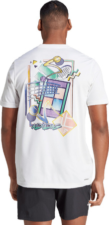 Koszulka męska adidas Tennis APP biała II5917