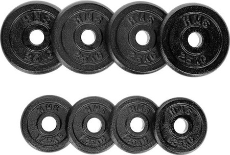 Hantle sztangielki w walizce HMS ST20 2x10 KG czarne