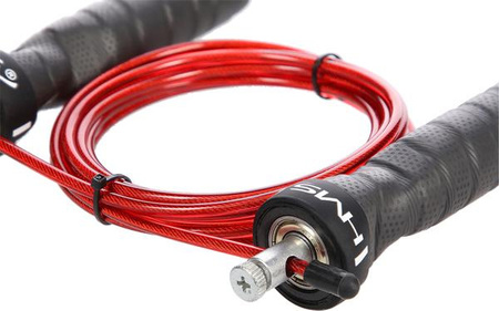 Skakanka z owijką SK48 HMS czarno/czerwona