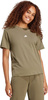 Koszulka damska adidas Essentials Small Logo Cotton khaki JI6074