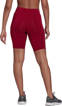 Spodenki damskie adidas W 3S BK SHO bordowe HD1801