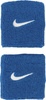 Frotki na rękę Nike Swoosh Wristbands 2 szt. niebieskie N1012405400OS