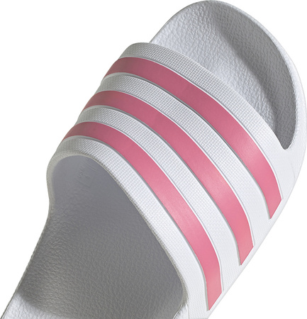 Klapki damskie adidas Adilette Aqua biało-różowe GZ5237
