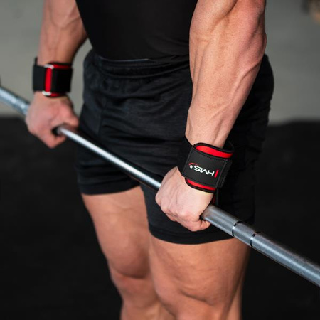 Pasy treningowe do martwego ciągu uchwyty do podnoszenia ciężarów HMS f4436 2 sztuki