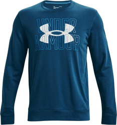 Bluza męska Under Armour UA Rival Terry Logo Crew niebieska 1370391 458