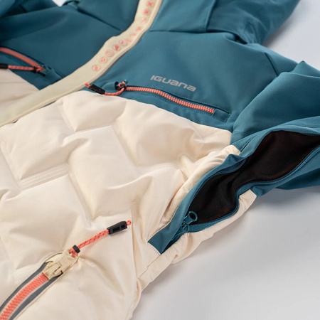 Damska kurtka narciarska ocieplana membrana 10000mm Iguana Ambla W rozmiar XL