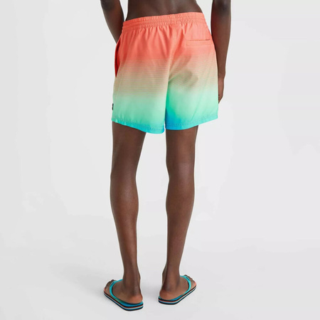 Męskie szorty O'neill JACK O'NEILL CALI GRADIENT 15'' SWIM SHORTS living coral simple gradient panel rozmiar L
