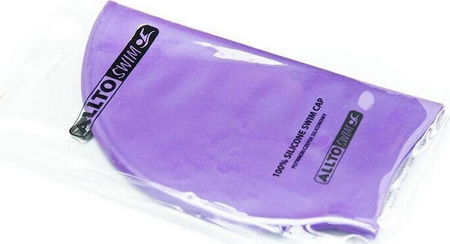 Czepek pływacki silikon fioletowy