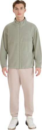 Polar męski bluza polarowa 4F M320 oliwkowy 4FWSS25TFLEM320 44S