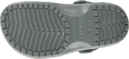 Chodaki sandały klapki dla dzieci Crocs Kids Toddler Classic Clog szare 206990 0DA
