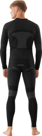 Bielizna termoaktywna męska Viking Dante czarno-szary 500-15-1717-08