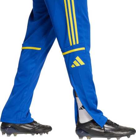 Spodnie męskie adidas Squadra 25 Training niebiesko-żółte JP3152