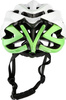 Kask rowerowy na rolki deskorolkę Nils Extreme MTW58 rozmiar XL (60-62 cm) biało-zielony
