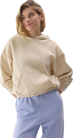 Bluza damska 4F F1057 kremowa 4FWSS24TSWSF1057 12S