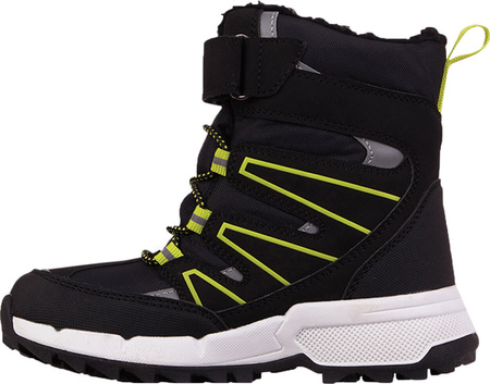 Buty dziecięce Kappa Floki Tex czarno-limonkowe 260975K 1133