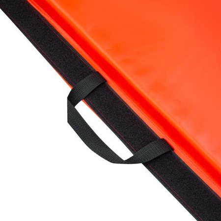 Materac gimnastyczny składany HMS Premium MGS01 2400x1200 mm czerwony