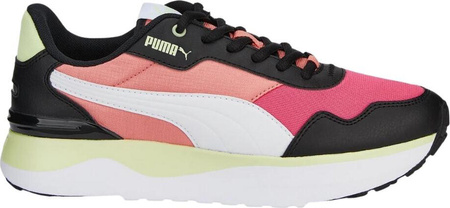 Buty damskie sportowe snekarsy R78 Voyage różowo-czarno-zielone 380729 15