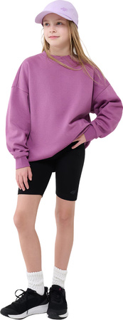 Legginsy dla dziewczynki 4F CAS F014 głęboka czerń 4FJWSS25TSTIF014 20S