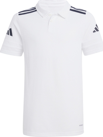 Koszulka dla dzieci adidas Squadra 25 Polo biała JY3414