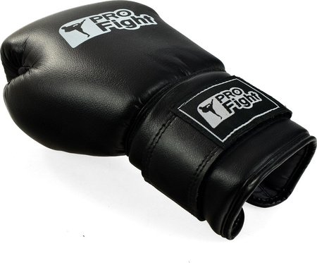 Rękawice bokserskie Profight skóra Dragon czarne