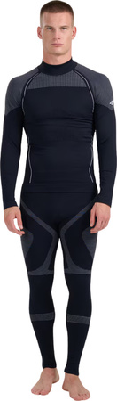 Spodnie termoaktywne męskie 4F M236 czarne 4FWAW25USEAM236 20S