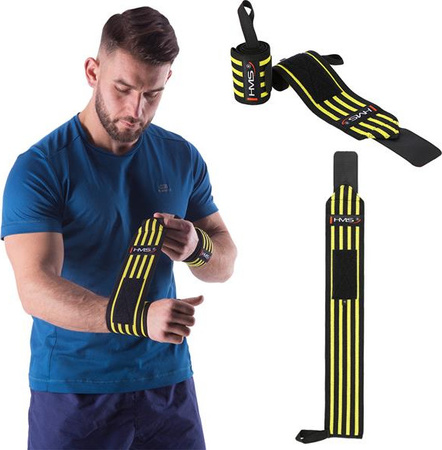 Owijki ściągacz usztywniacz na nadgarstek (2szt) HMS onx05 żółte