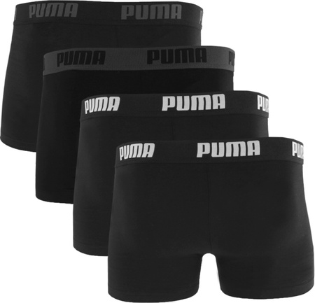 Bokserki męskie Puma Basic 4pak czarne 938198 01