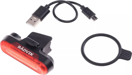 Lampka rowerowa oświetlenie lampa Radvik Pictor