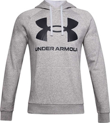 Bluza męska Under Armour Rival Fleece Big Logo Hd szara 1357093 011