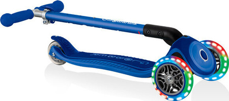 Hulajnoga balansowa 3-kołowa Globber Primo Foldable Plus Lights Navy Blue 439-100