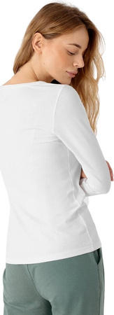 Koszulka damska Longsleeve 4F biała NOSH4 TSDL350 10S