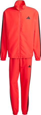 Dres męski adidas Sportswear Basic 3-Stripes Woven czerwony JI8851